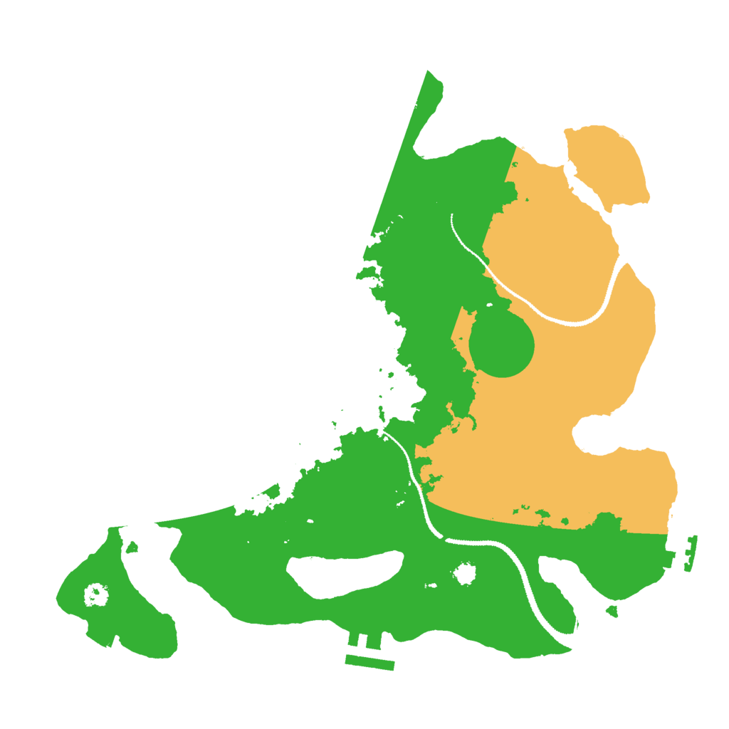 Biome Rust Map: Procedural Map, Size: 3000, Seed: 2073371236