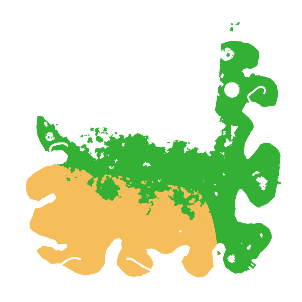 Biome Rust Map: Procedural Map, Size: 3500, Seed: 619322229