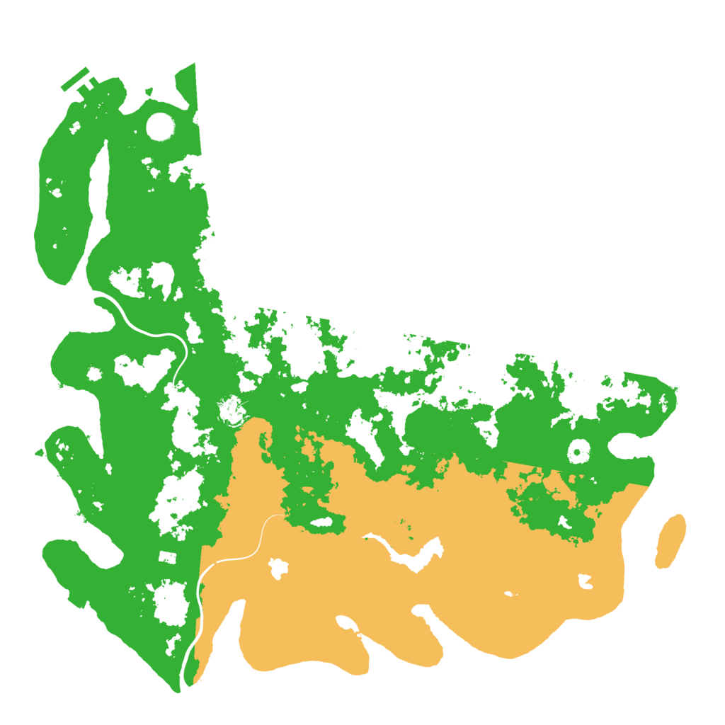 Biome Rust Map: Procedural Map, Size: 4500, Seed: 361772813