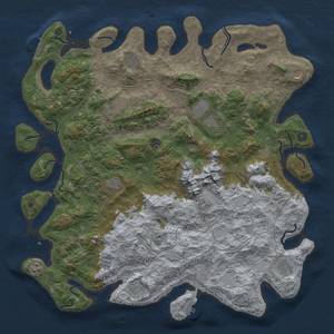 Thumbnail Rust Map: Procedural Map, Size: 5000, Seed: 41703, 20 Monuments