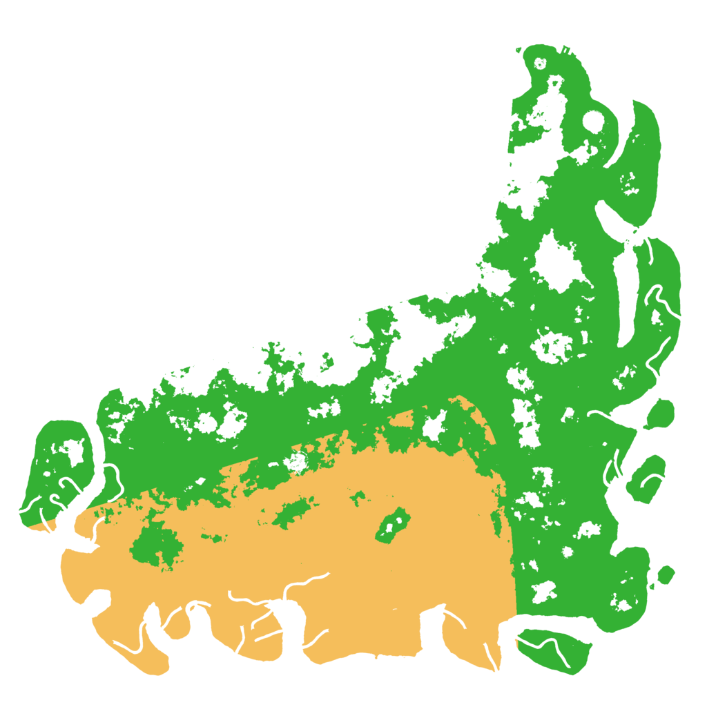 Biome Rust Map: Procedural Map, Size: 6000, Seed: 24756777