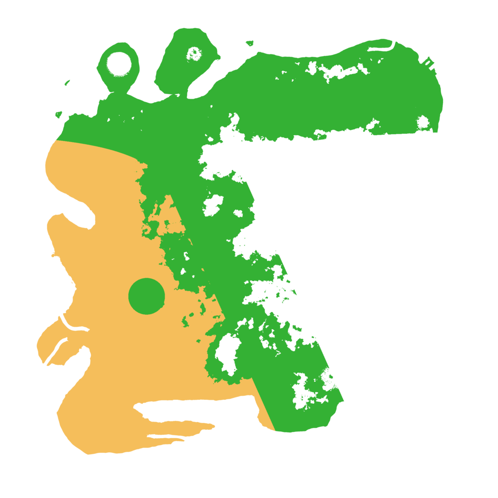 Biome Rust Map: Procedural Map, Size: 3600, Seed: 838707221