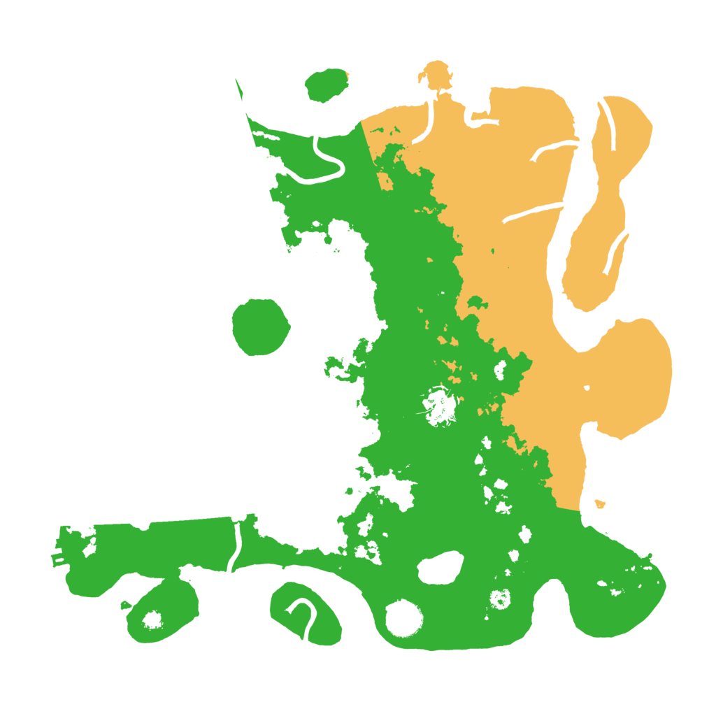 Biome Rust Map: Procedural Map, Size: 3500, Seed: 74843719