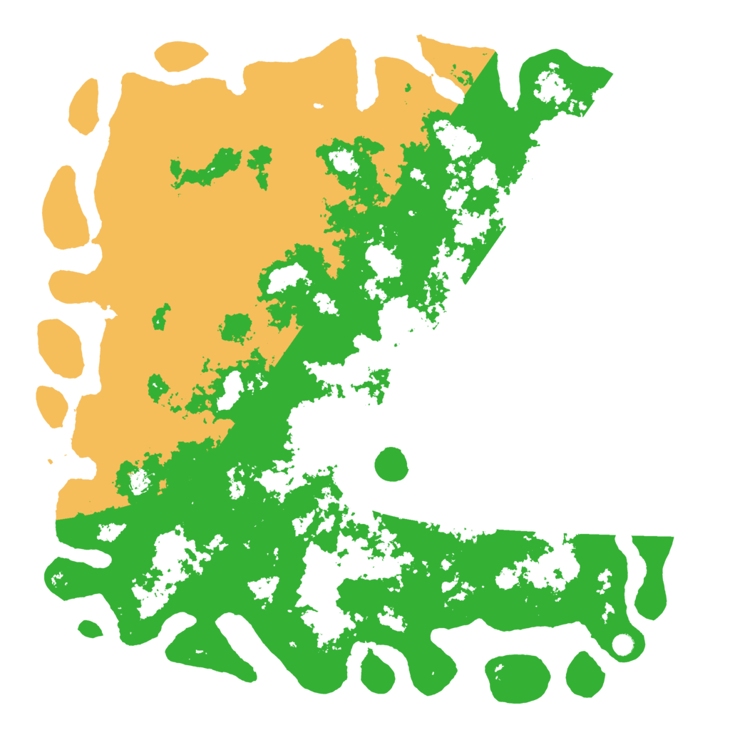 Biome Rust Map: Barren, Size: 6000, Seed: 42001