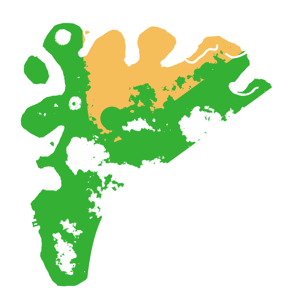 Biome Rust Map: Procedural Map, Size: 3500, Seed: 920088181