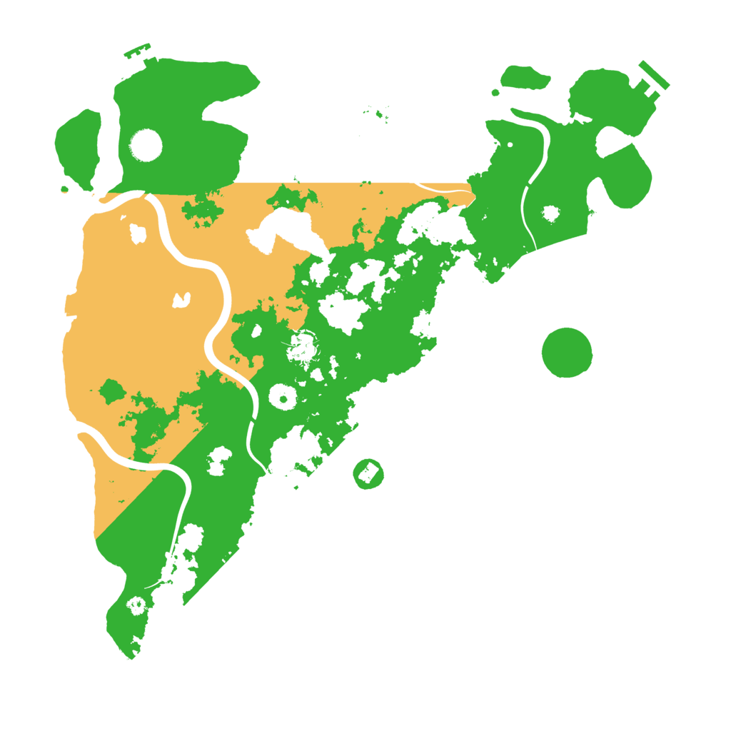 Biome Rust Map: Procedural Map, Size: 4000, Seed: 389415998
