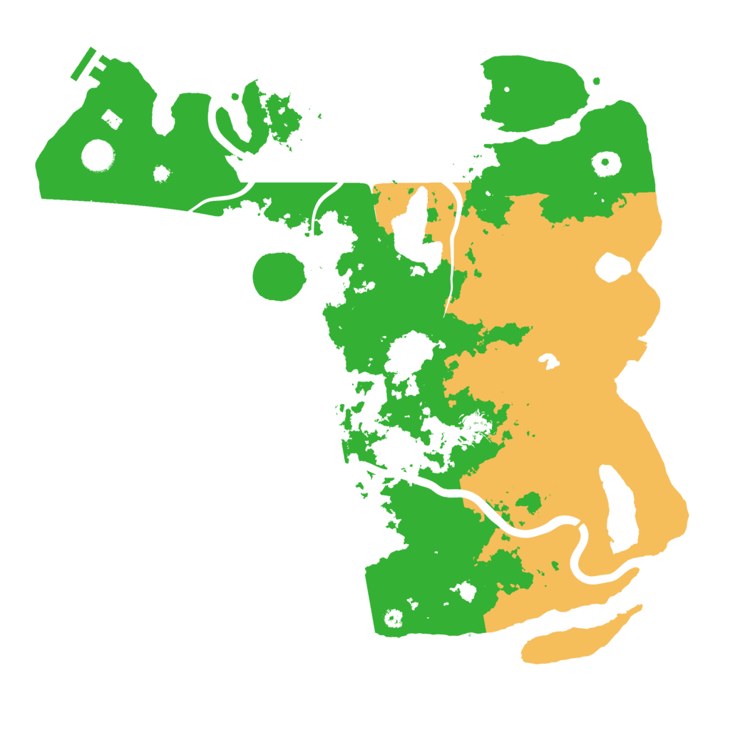 Biome Rust Map: Procedural Map, Size: 4000, Seed: 15426868