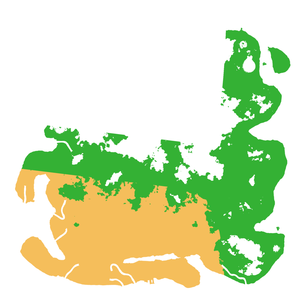 Biome Rust Map: Procedural Map, Size: 4250, Seed: 258899