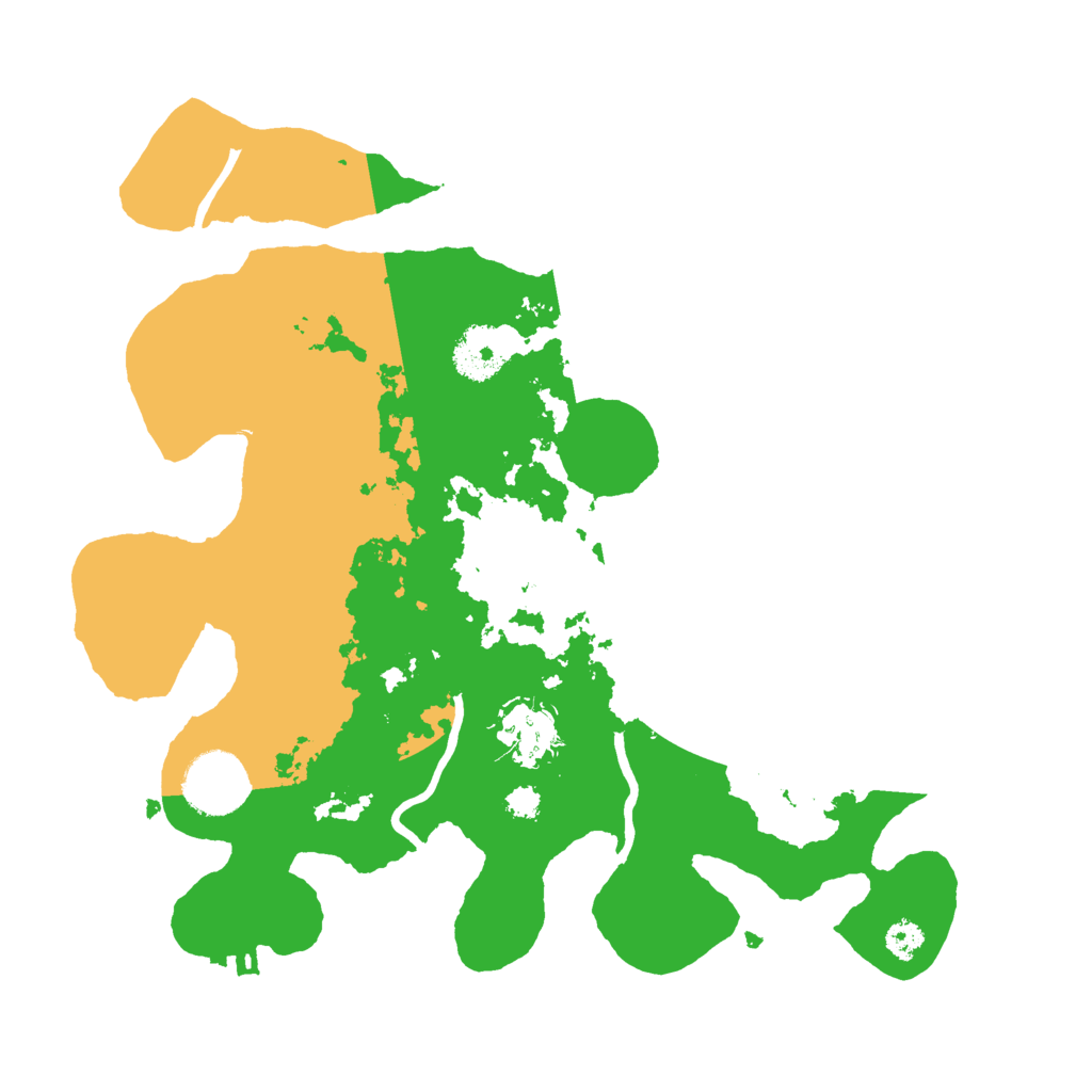 Biome Rust Map: Procedural Map, Size: 3000, Seed: 1244071540