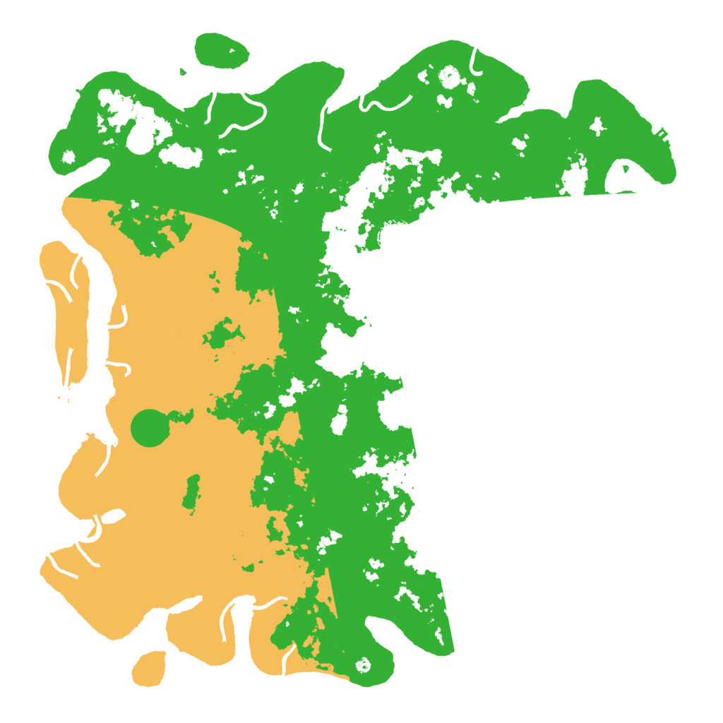Biome Rust Map: Procedural Map, Size: 5000, Seed: 1887