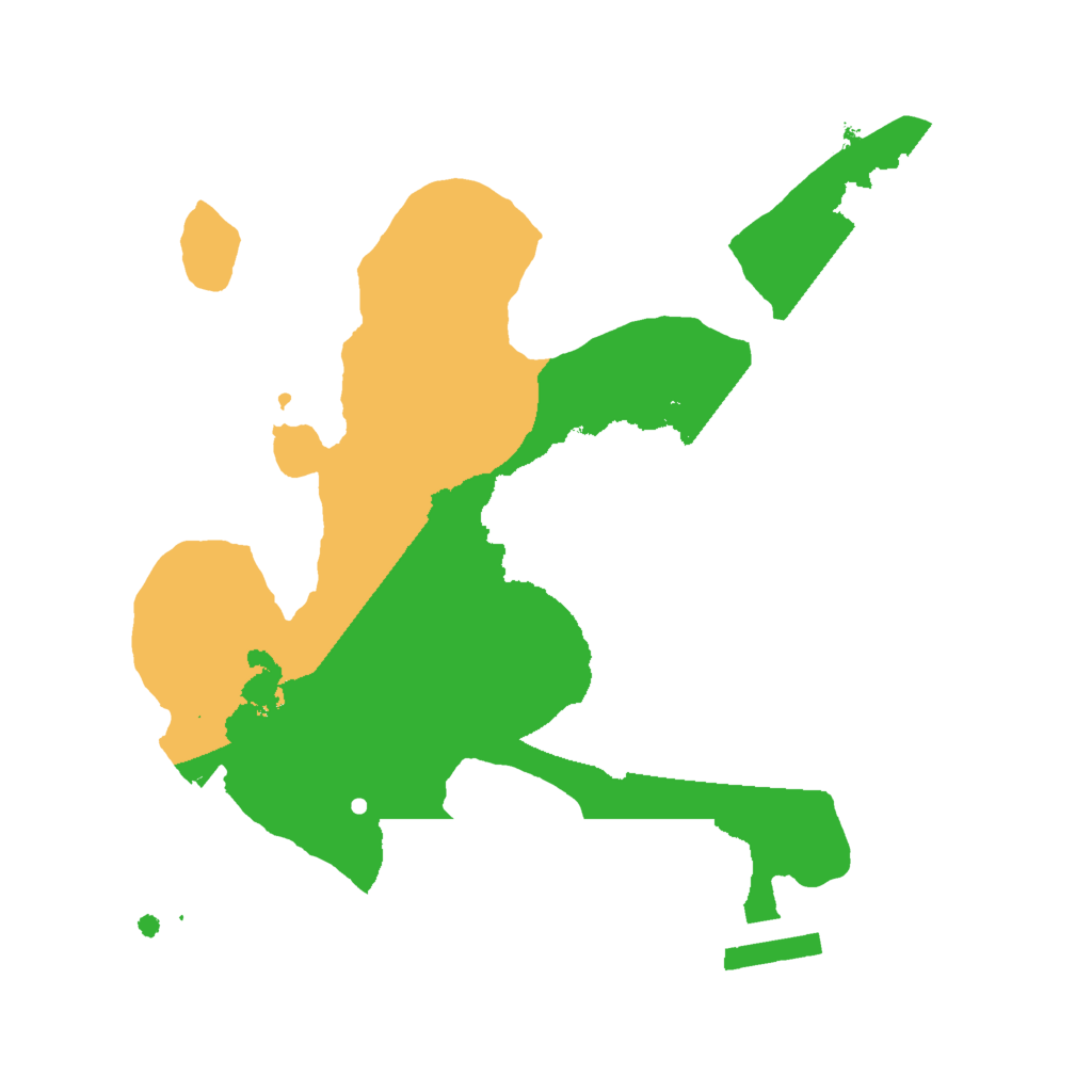 Biome Rust Map: Procedural Map, Size: 2000, Seed: 23545675