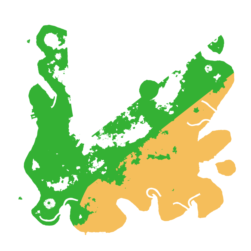 Biome Rust Map: Procedural Map, Size: 3500, Seed: 4357128