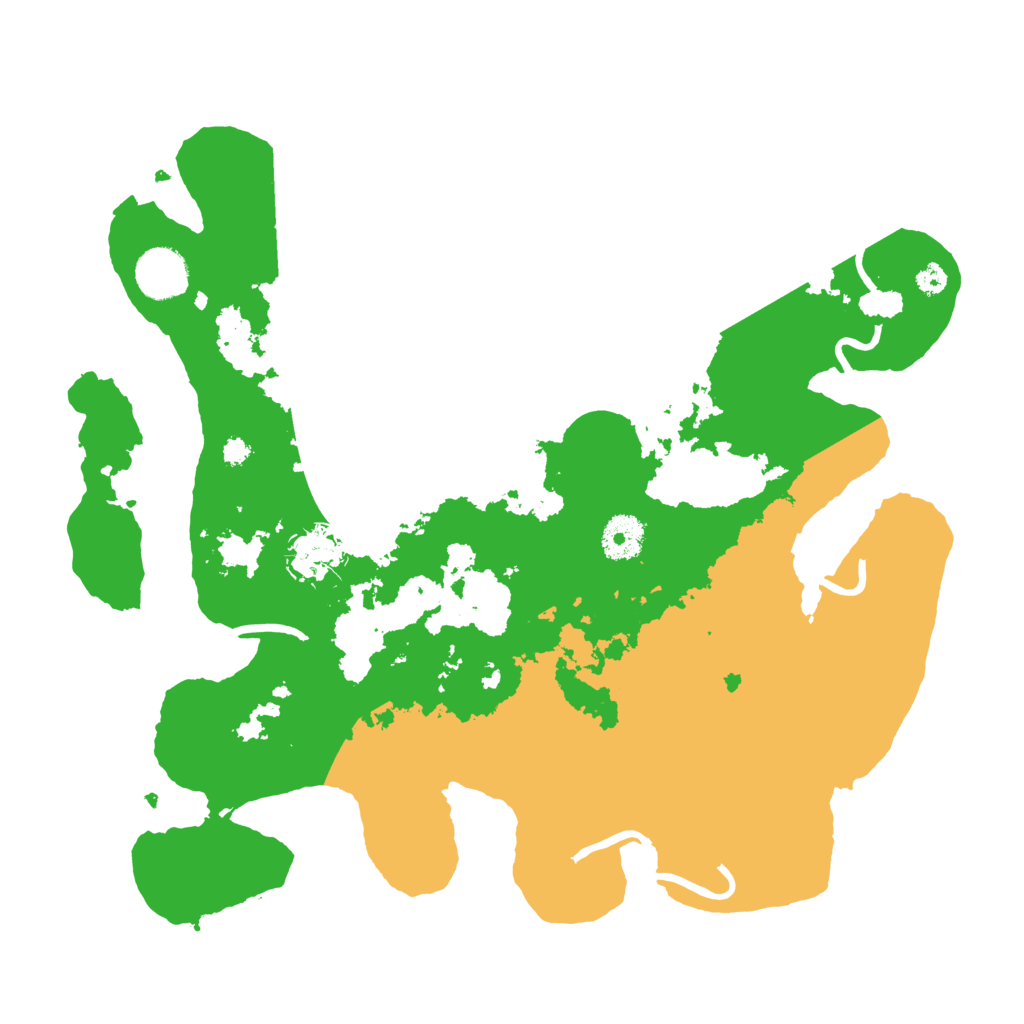 Biome Rust Map: Procedural Map, Size: 3500, Seed: 648269