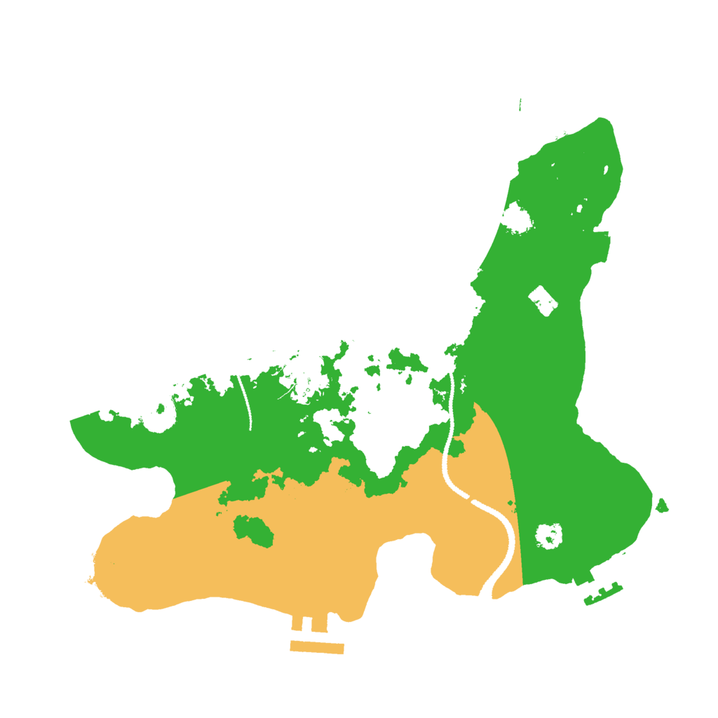 Biome Rust Map: Procedural Map, Size: 2700, Seed: 648252