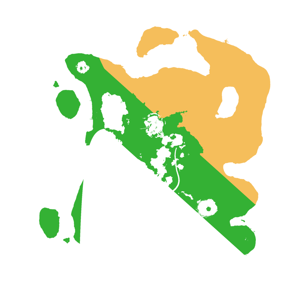 Biome Rust Map: Procedural Map, Size: 2500, Seed: 5327237