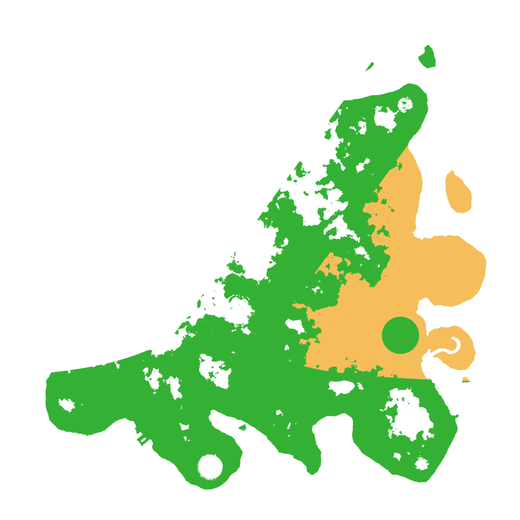 Biome Rust Map: Procedural Map, Size: 3700, Seed: 772105