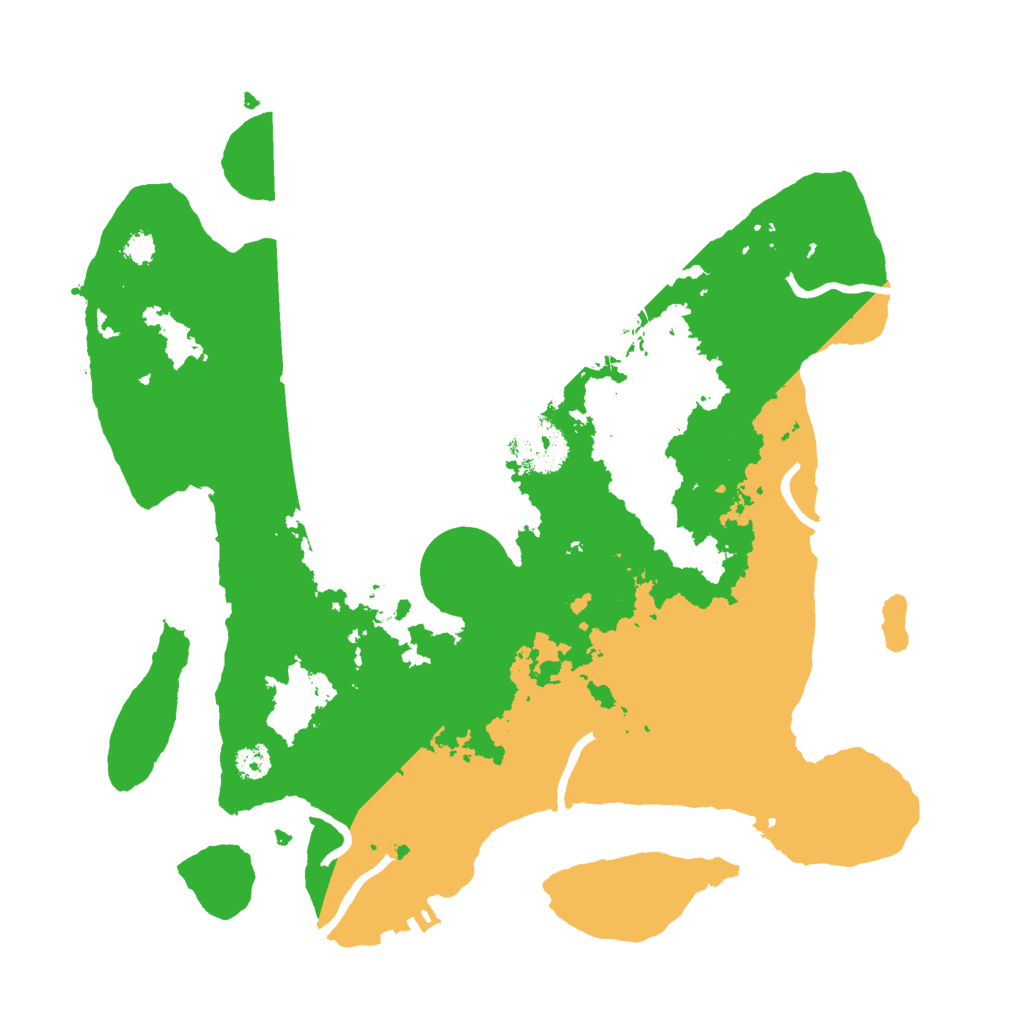 Biome Rust Map: Procedural Map, Size: 3000, Seed: 432866383