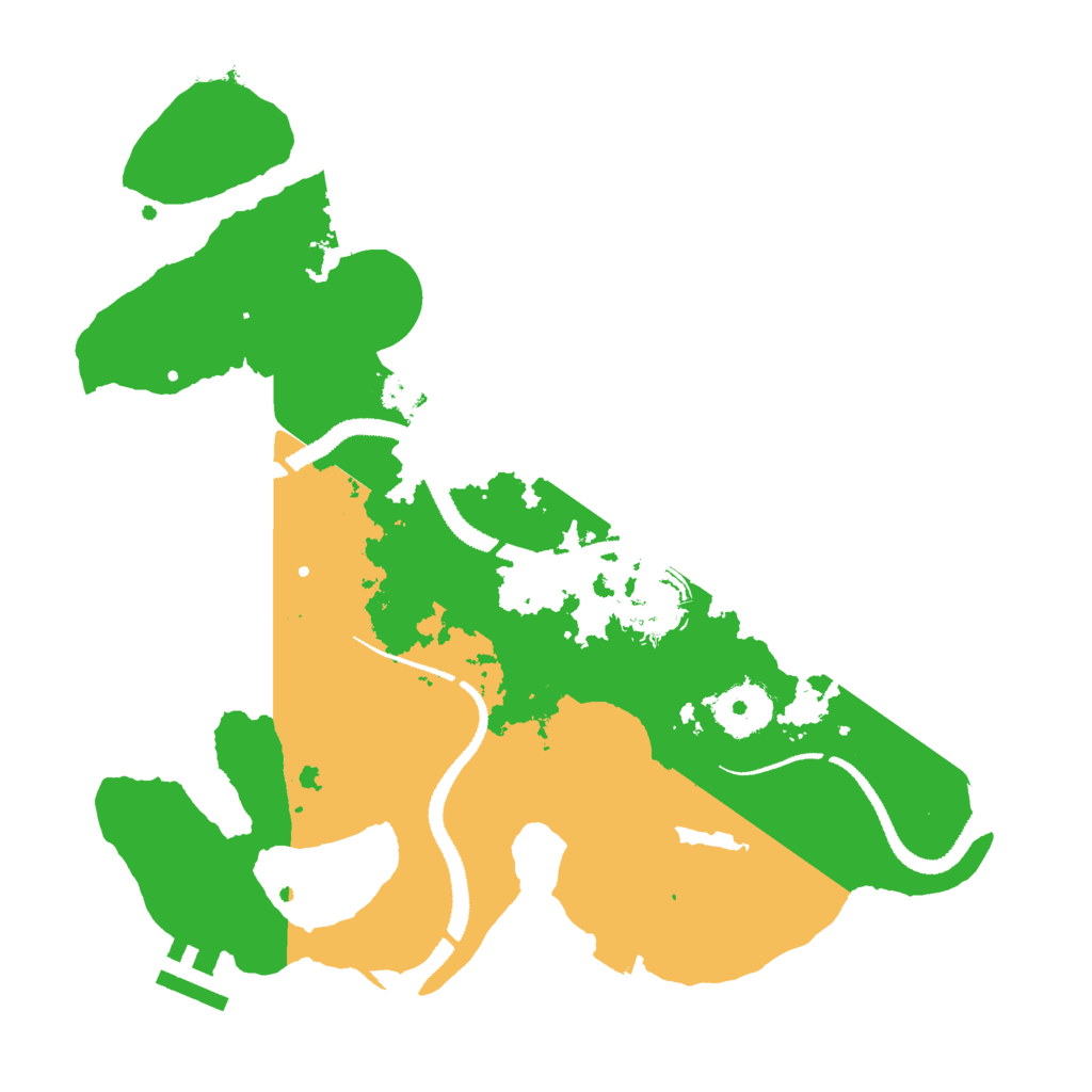 Biome Rust Map: Procedural Map, Size: 3000, Seed: 2687109
