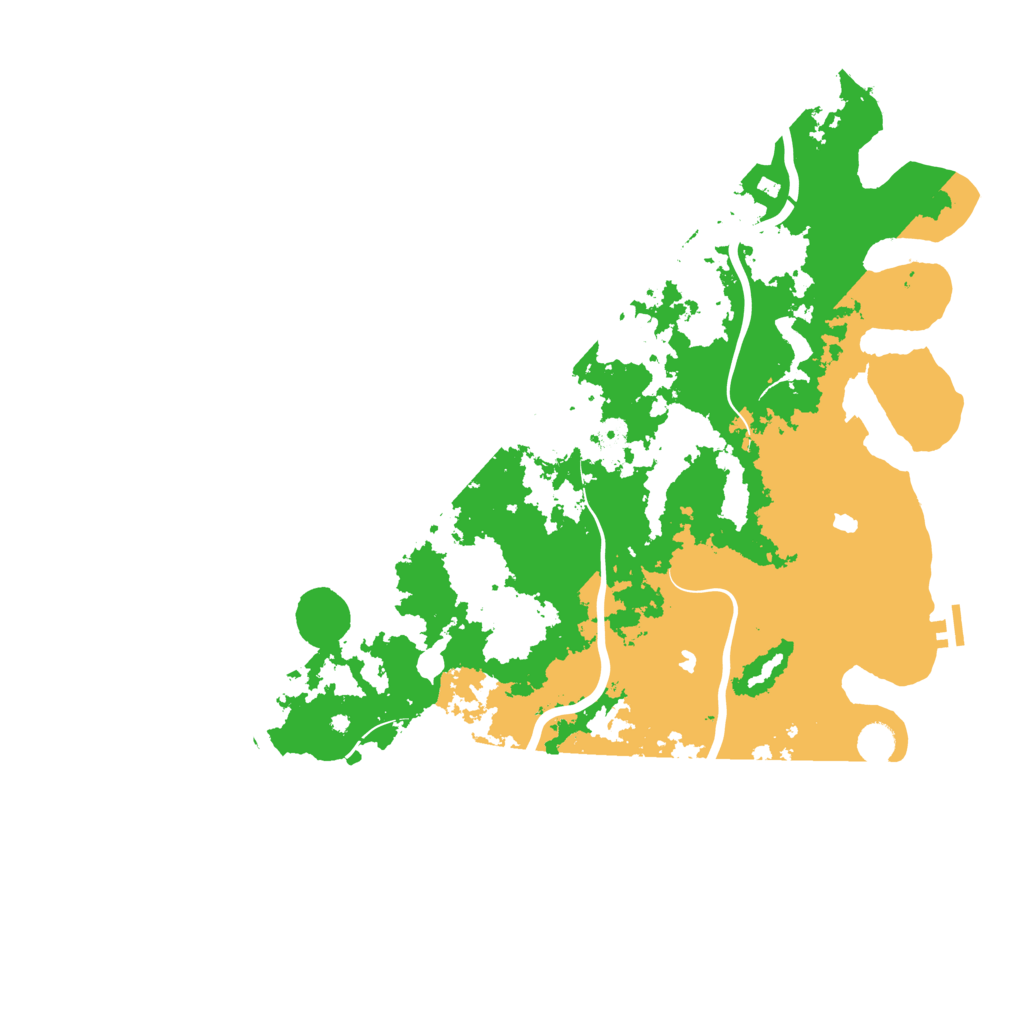Biome Rust Map: Procedural Map, Size: 5000, Seed: 6660
