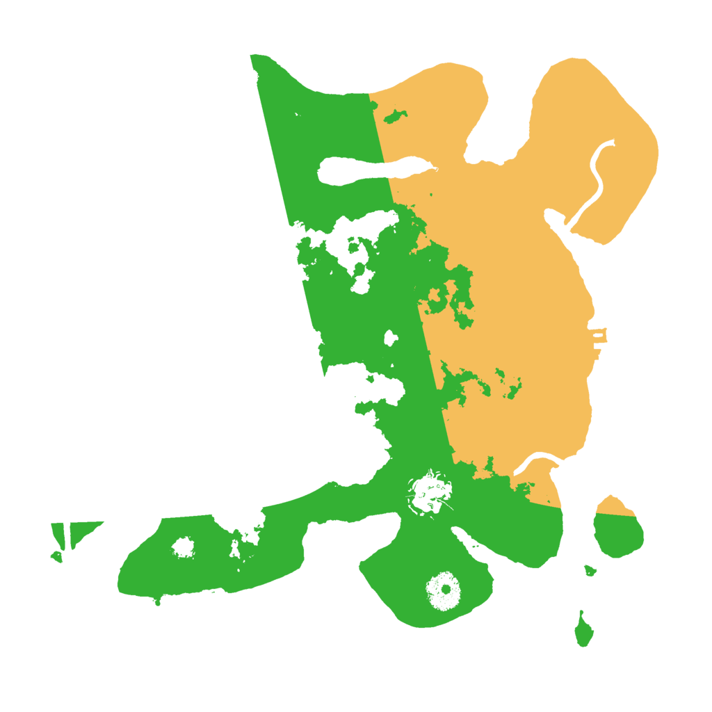 Biome Rust Map: Procedural Map, Size: 3000, Seed: 73495214