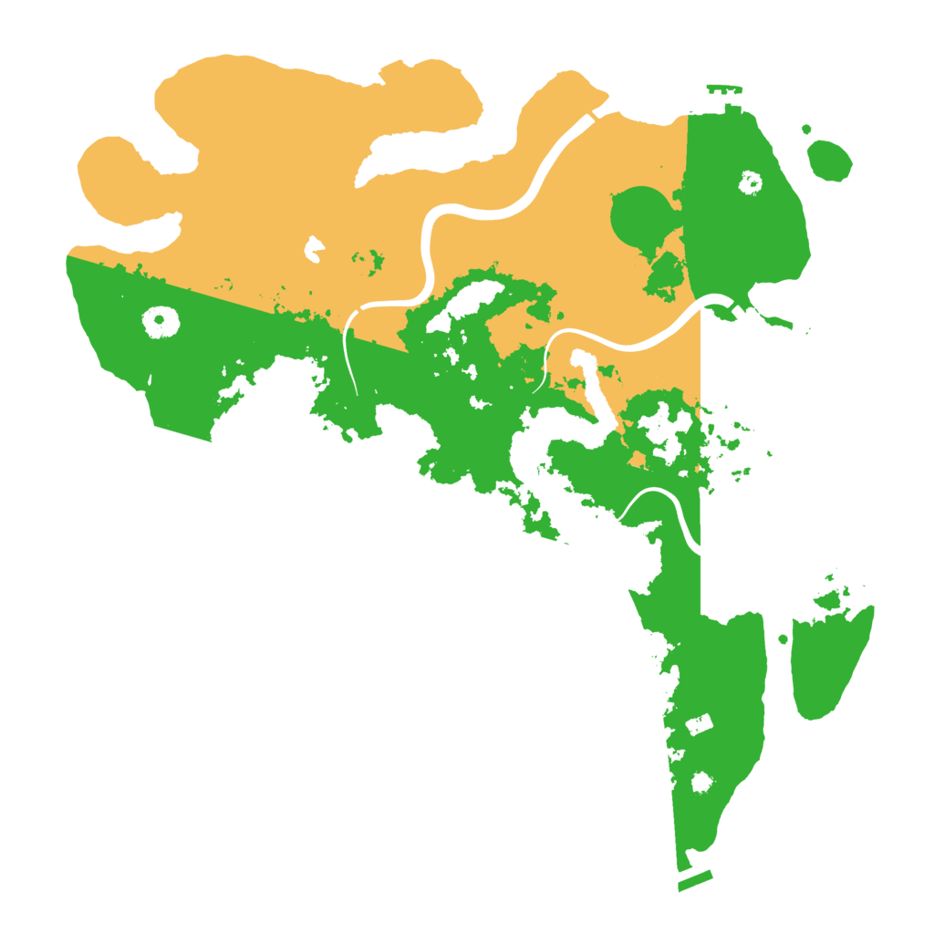 Biome Rust Map: Procedural Map, Size: 4000, Seed: 1884146287