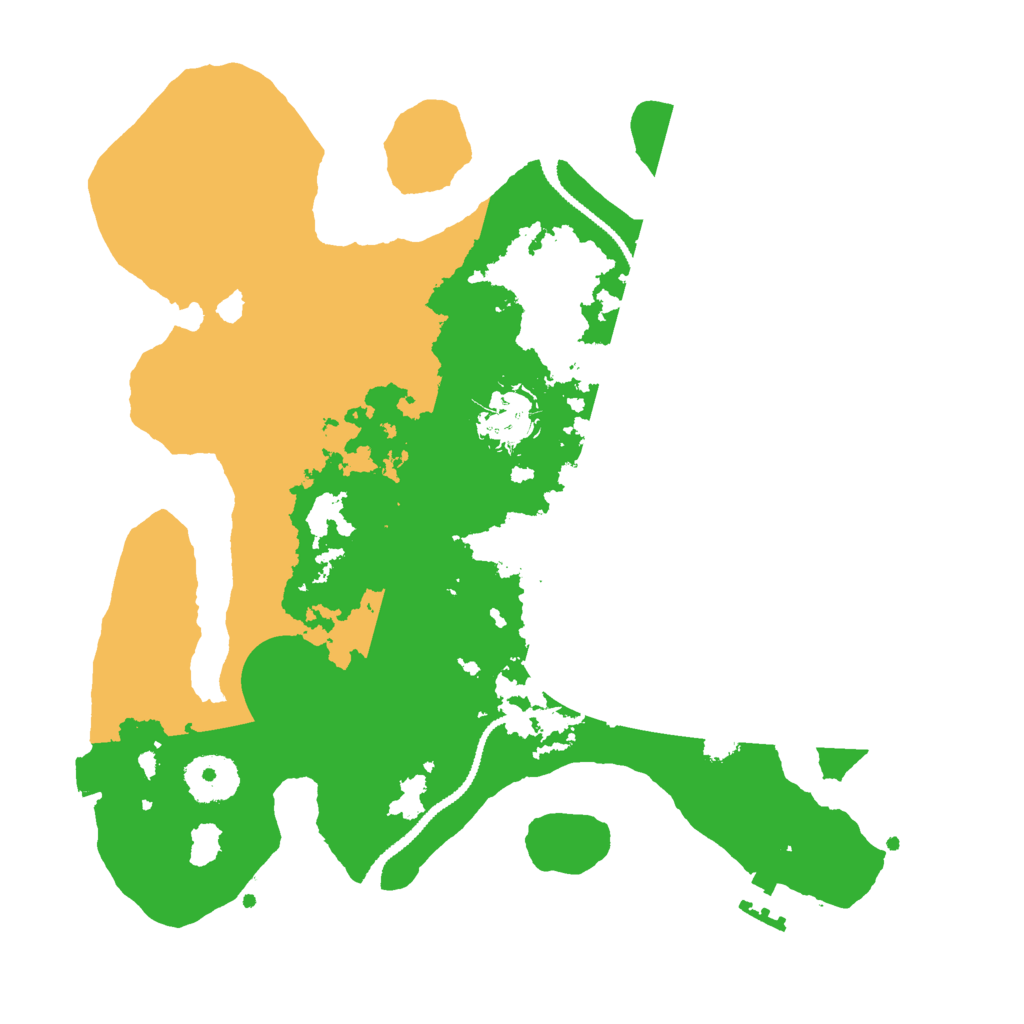 Biome Rust Map: Procedural Map, Size: 3000, Seed: 405159043