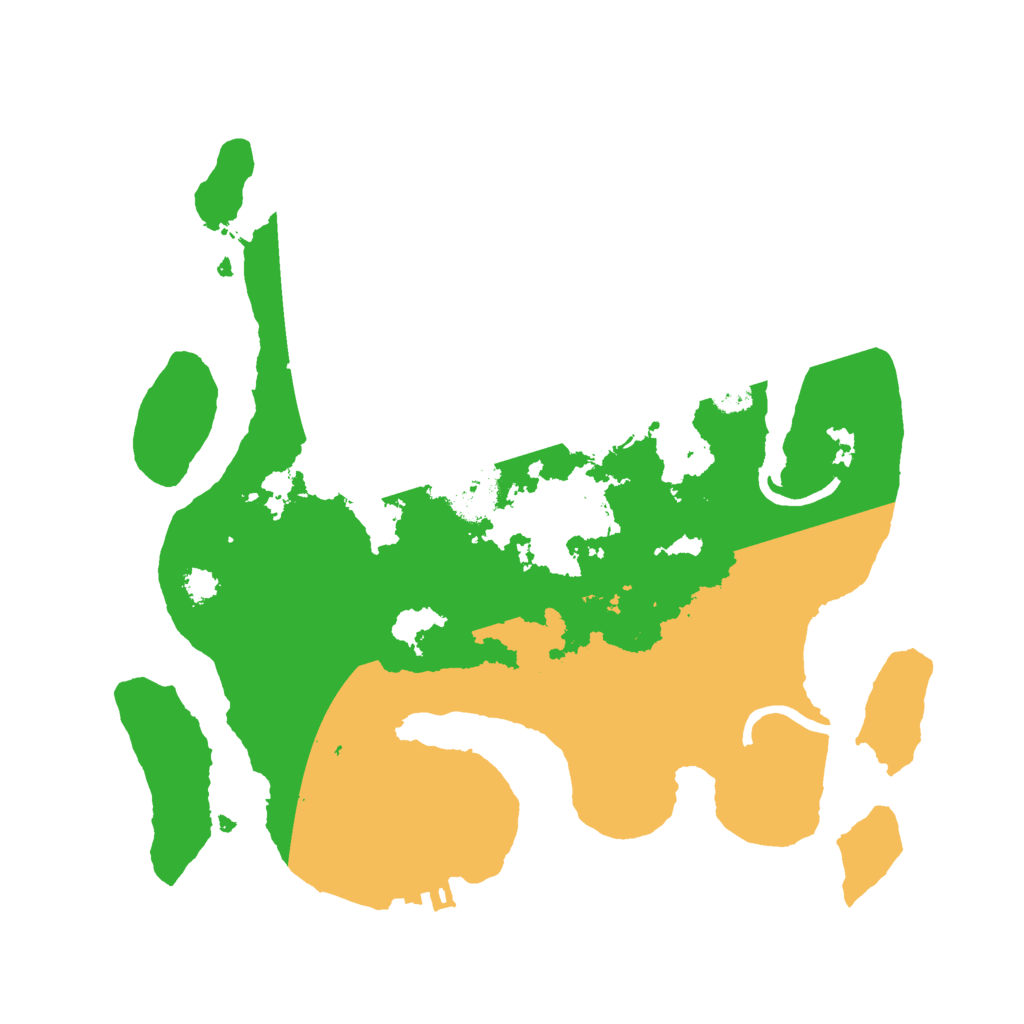 Biome Rust Map: Procedural Map, Size: 2800, Seed: 1497838363