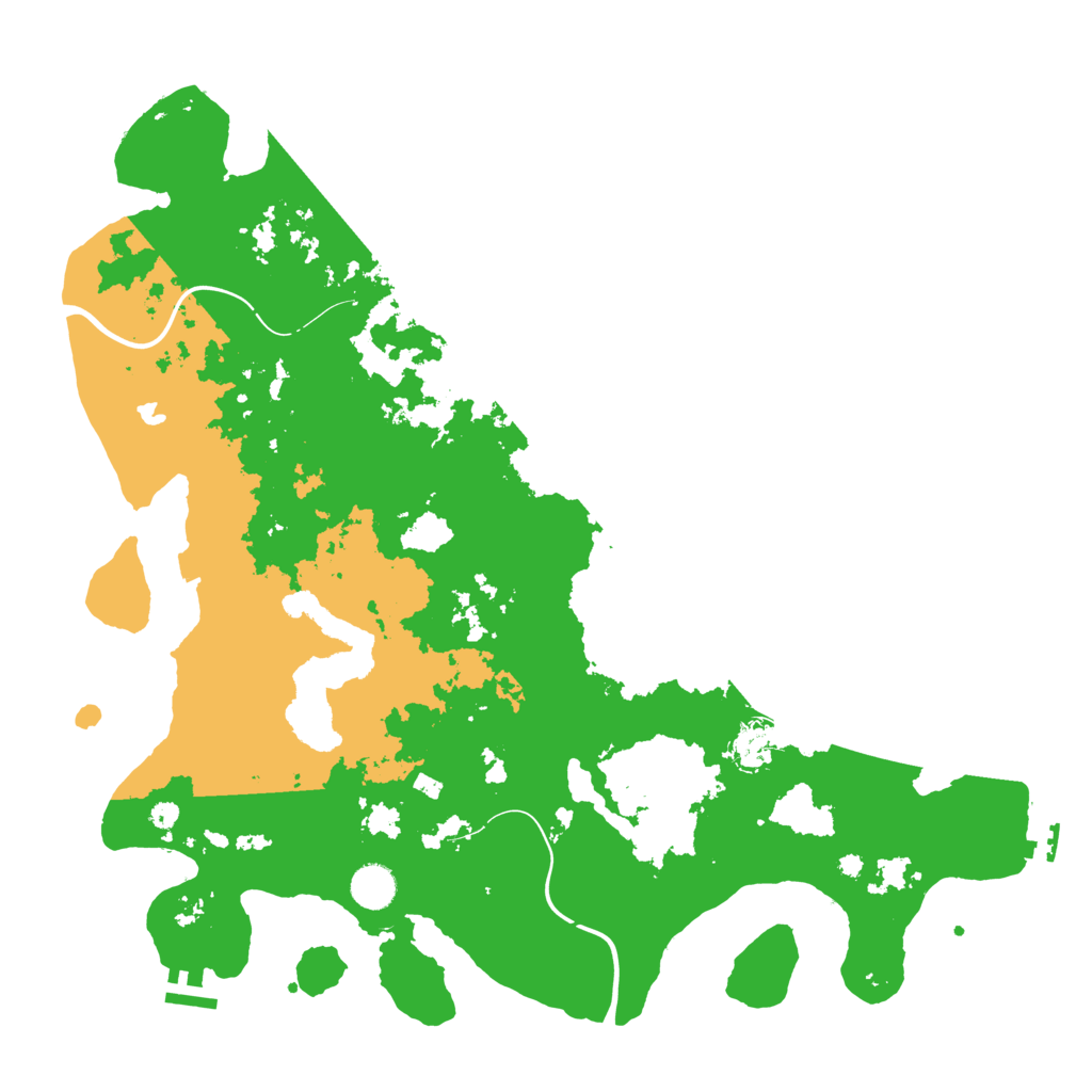 Biome Rust Map: Procedural Map, Size: 4250, Seed: 664581