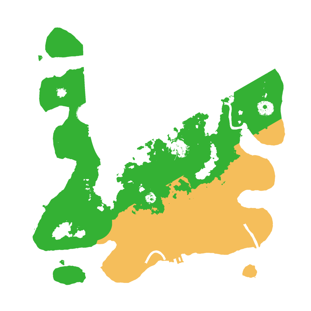 Biome Rust Map: Procedural Map, Size: 3000, Seed: 400056310