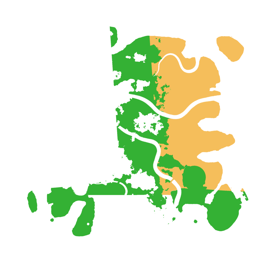 Biome Rust Map: Procedural Map, Size: 3000, Seed: 634740469