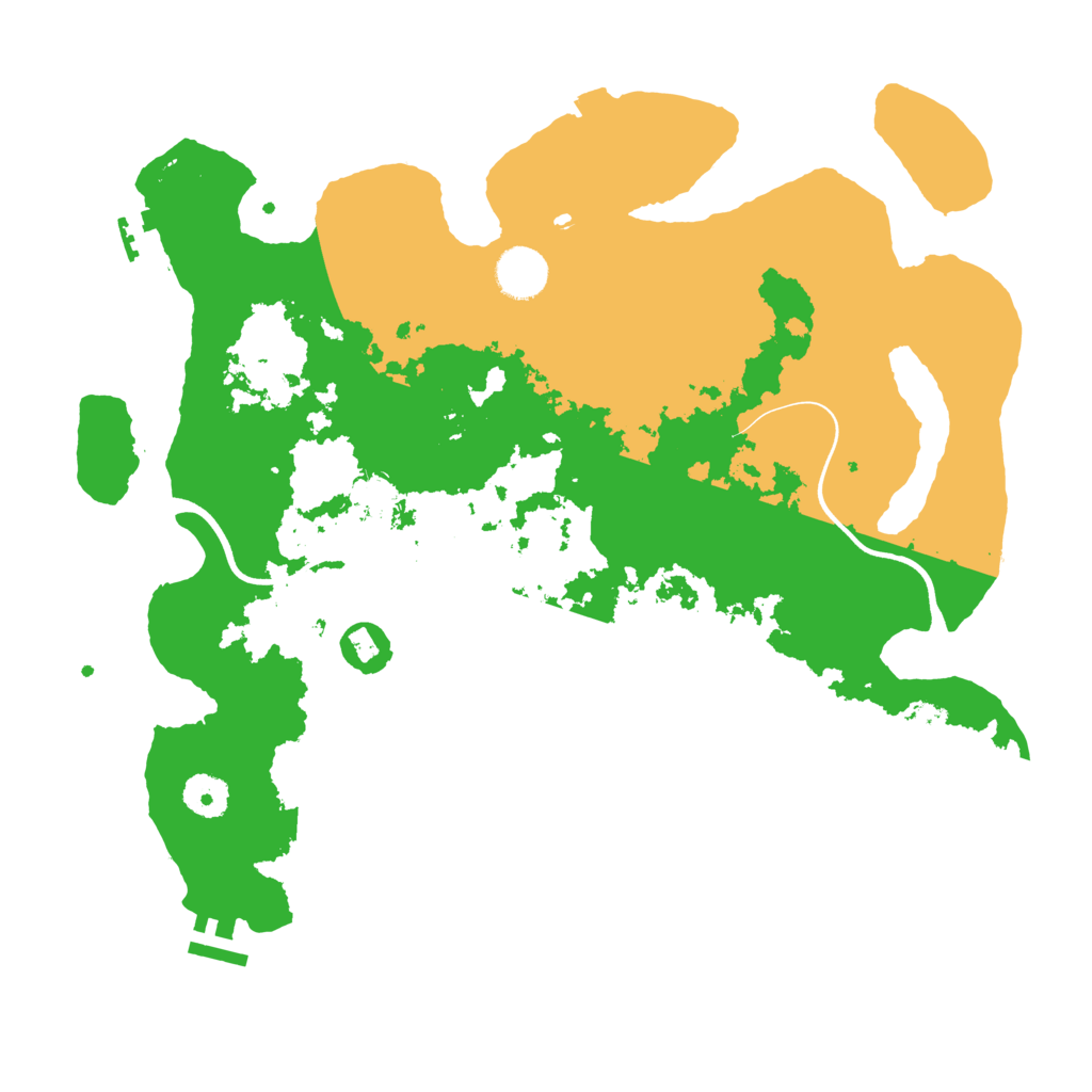 Biome Rust Map: Procedural Map, Size: 3700, Seed: 693751