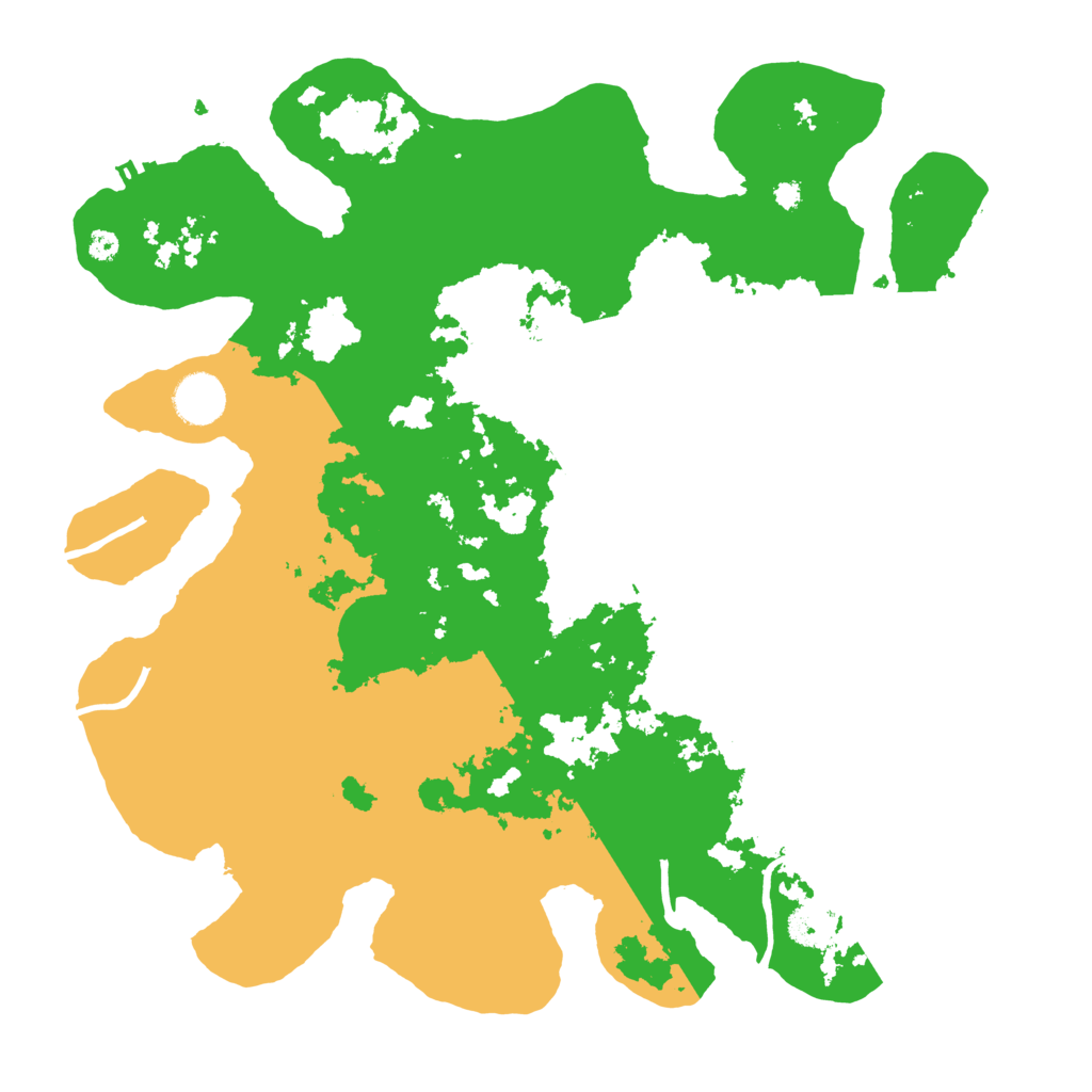 Biome Rust Map: Procedural Map, Size: 3700, Seed: 705942