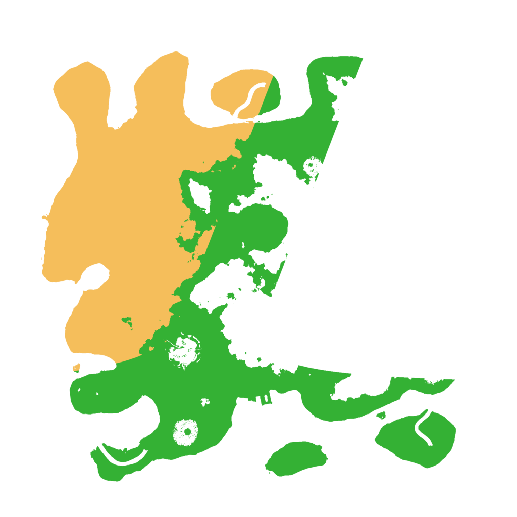 Biome Rust Map: Procedural Map, Size: 3000, Seed: 1242400087