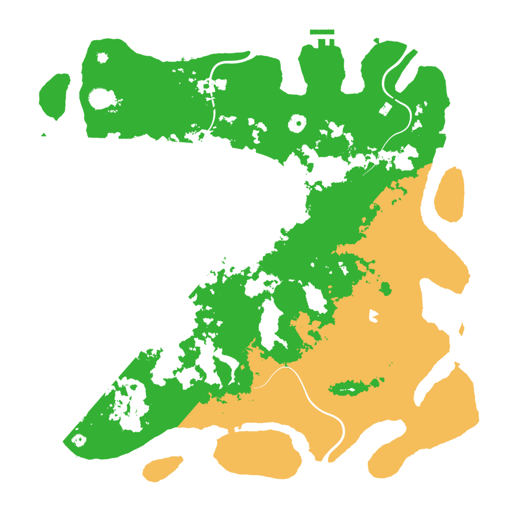 Biome Rust Map: Procedural Map, Size: 4250, Seed: 887845884