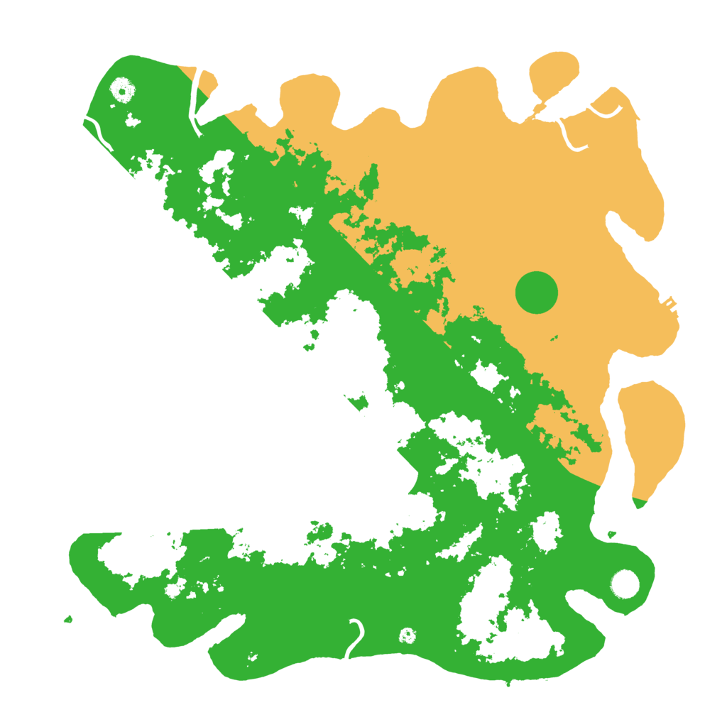 Biome Rust Map: Procedural Map, Size: 4500, Seed: 808501576