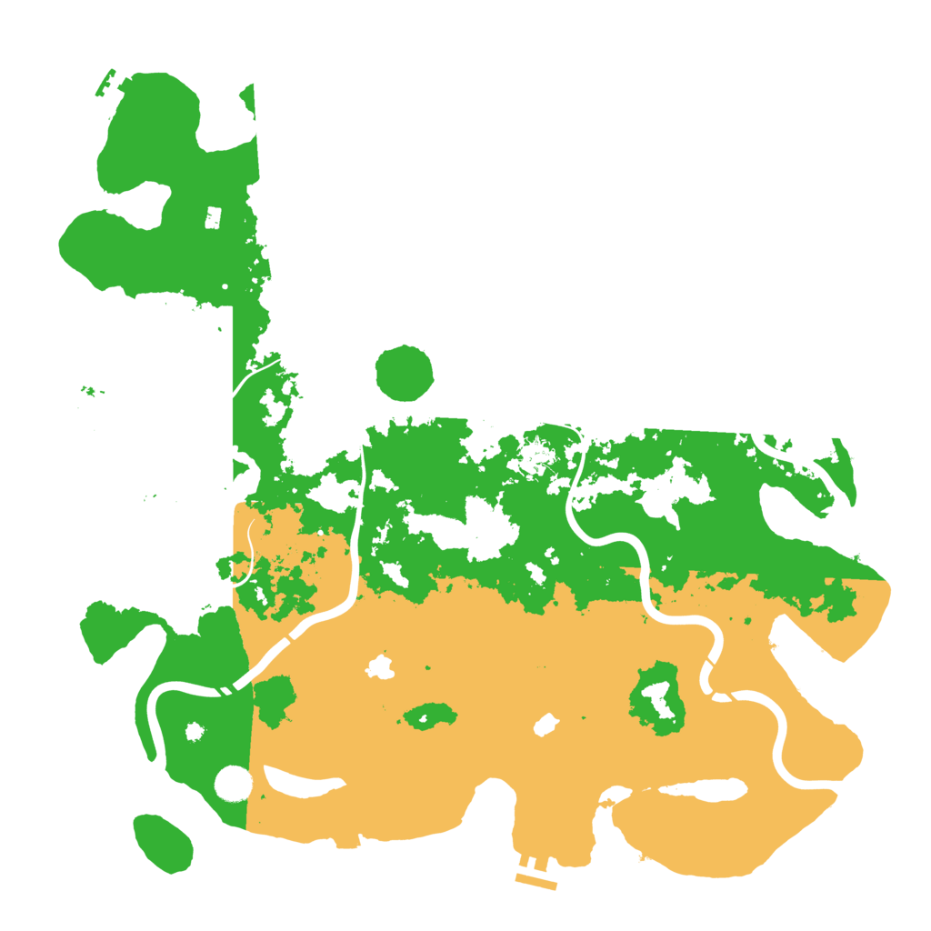 Biome Rust Map: Procedural Map, Size: 4500, Seed: 308916583