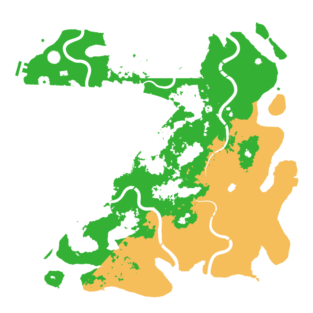 Biome Rust Map: Procedural Map, Size: 4250, Seed: 628779139