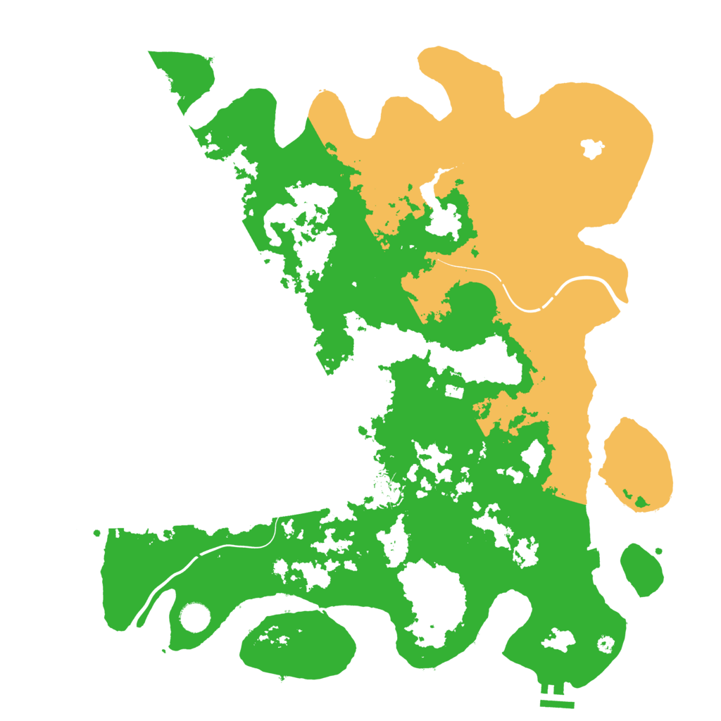 Biome Rust Map: Procedural Map, Size: 4250, Seed: 266045784