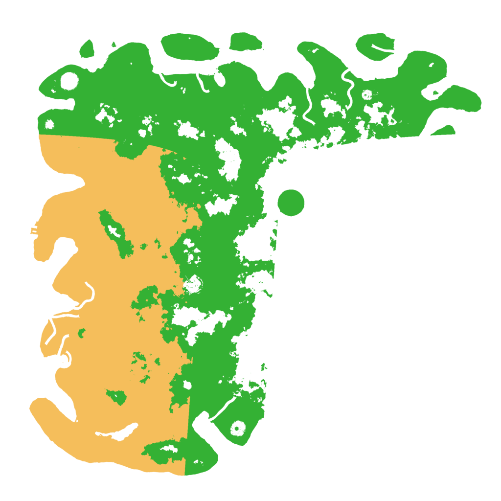 Biome Rust Map: Procedural Map, Size: 5000, Seed: 126779122