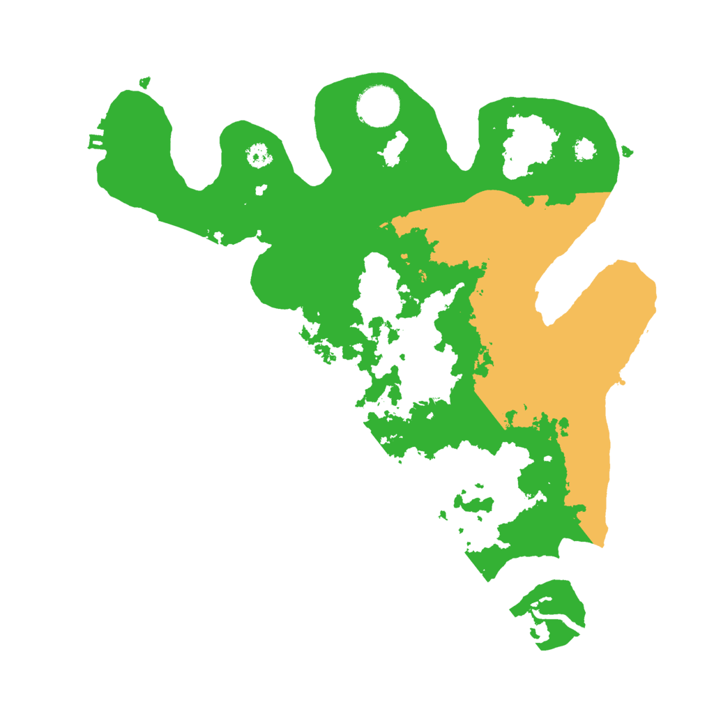 Biome Rust Map: Procedural Map, Size: 3000, Seed: 10523