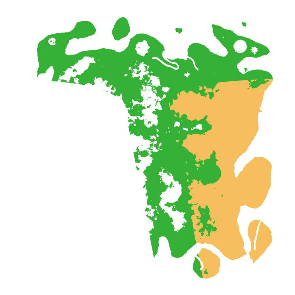 Biome Rust Map: Procedural Map, Size: 4000, Seed: 91301122