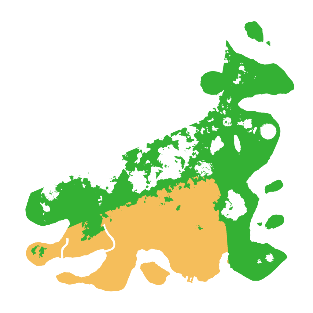 Biome Rust Map: Procedural Map, Size: 3500, Seed: 1898586536