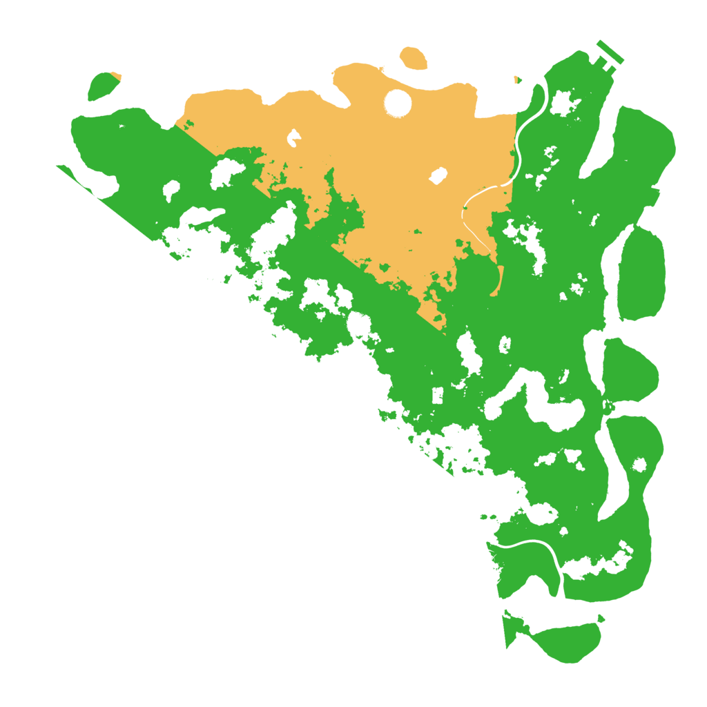 Biome Rust Map: Procedural Map, Size: 4500, Seed: 48530