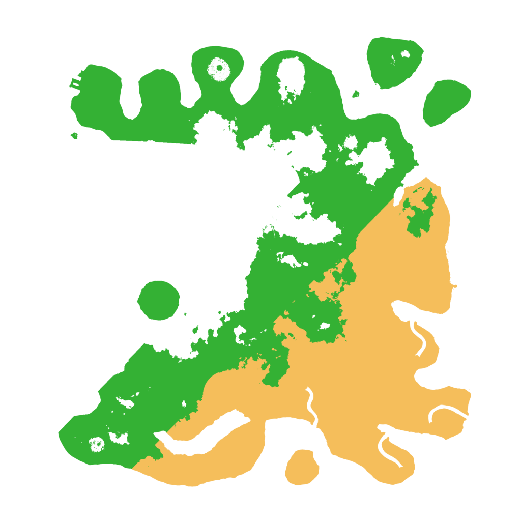 Biome Rust Map: Procedural Map, Size: 3500, Seed: 2001040840