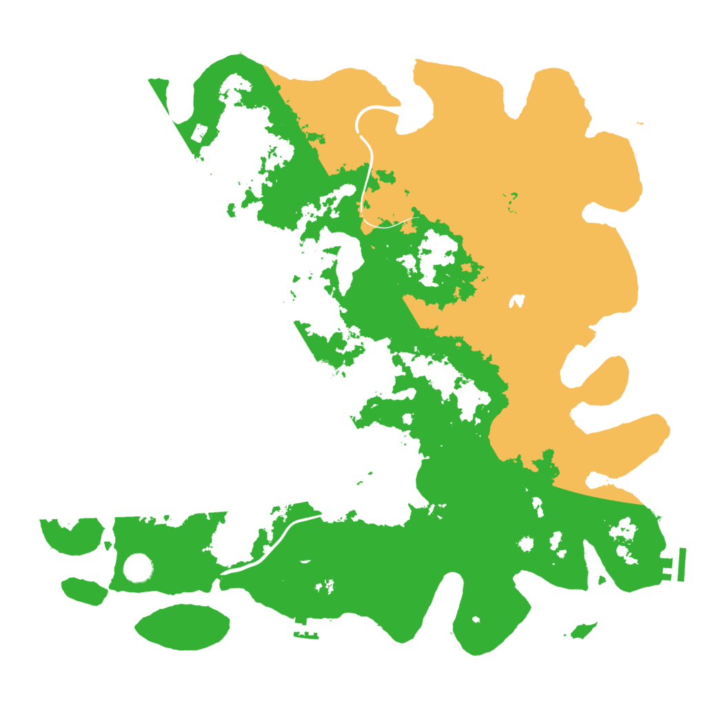 Biome Rust Map: Procedural Map, Size: 4250, Seed: 305841447