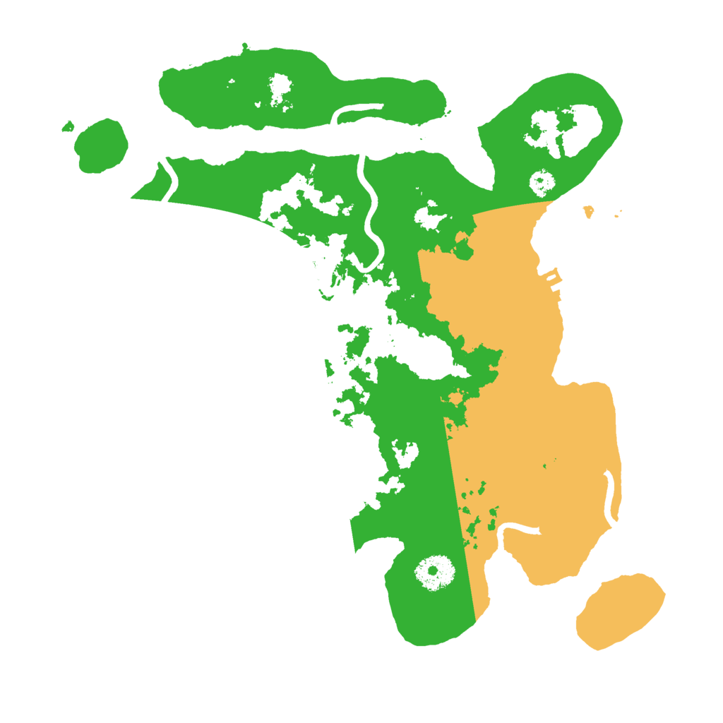 Biome Rust Map: Procedural Map, Size: 3000, Seed: 677621010