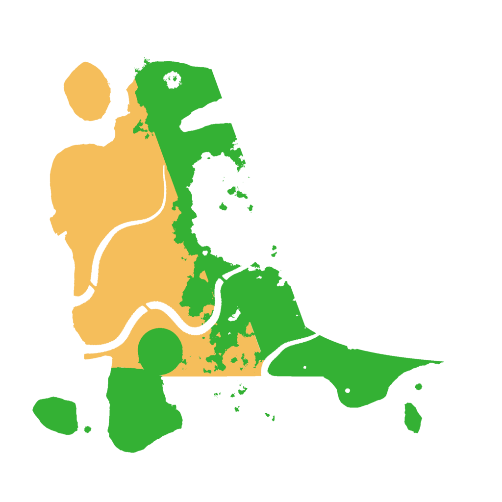 Biome Rust Map: Procedural Map, Size: 3000, Seed: 676335