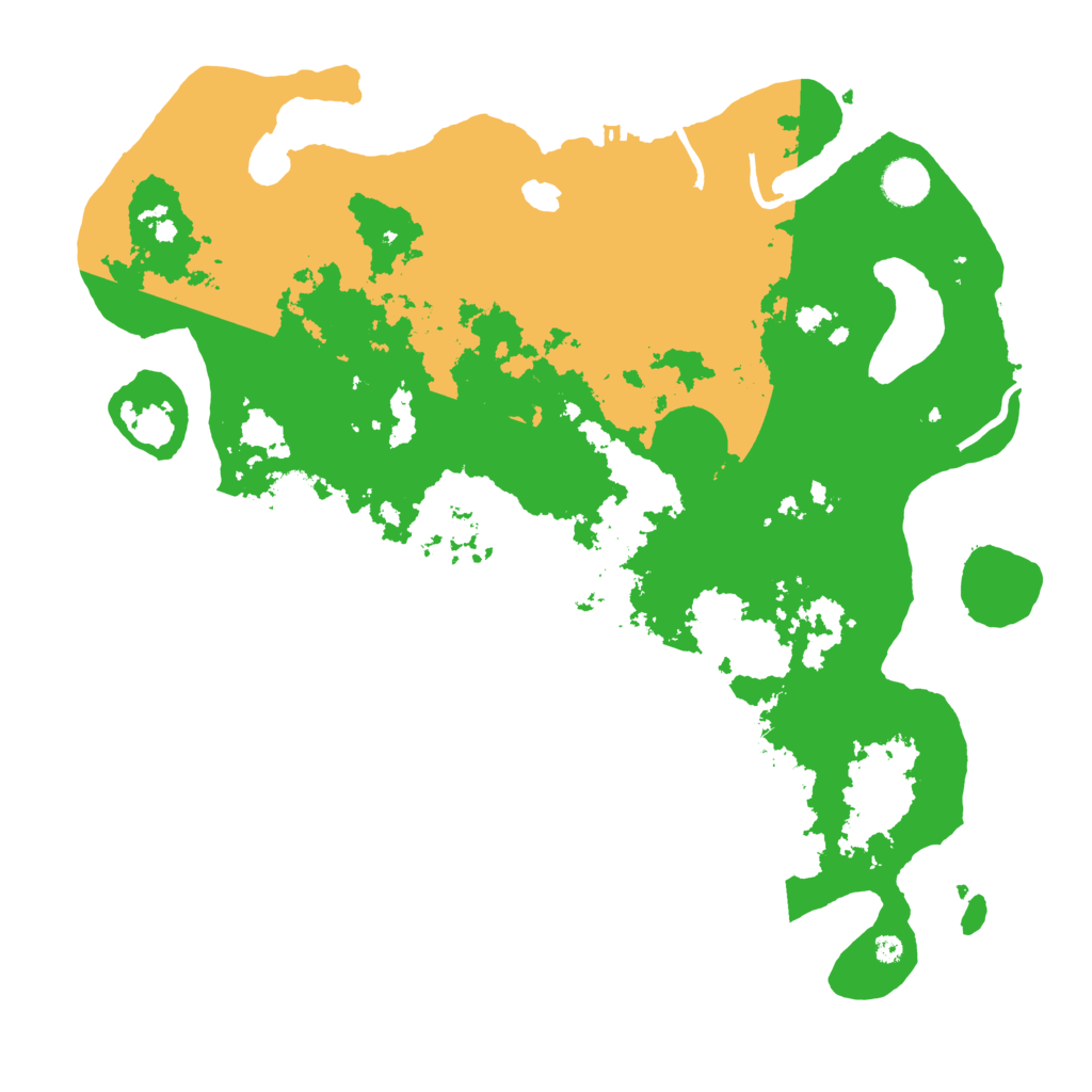 Biome Rust Map: Procedural Map, Size: 4000, Seed: 625558