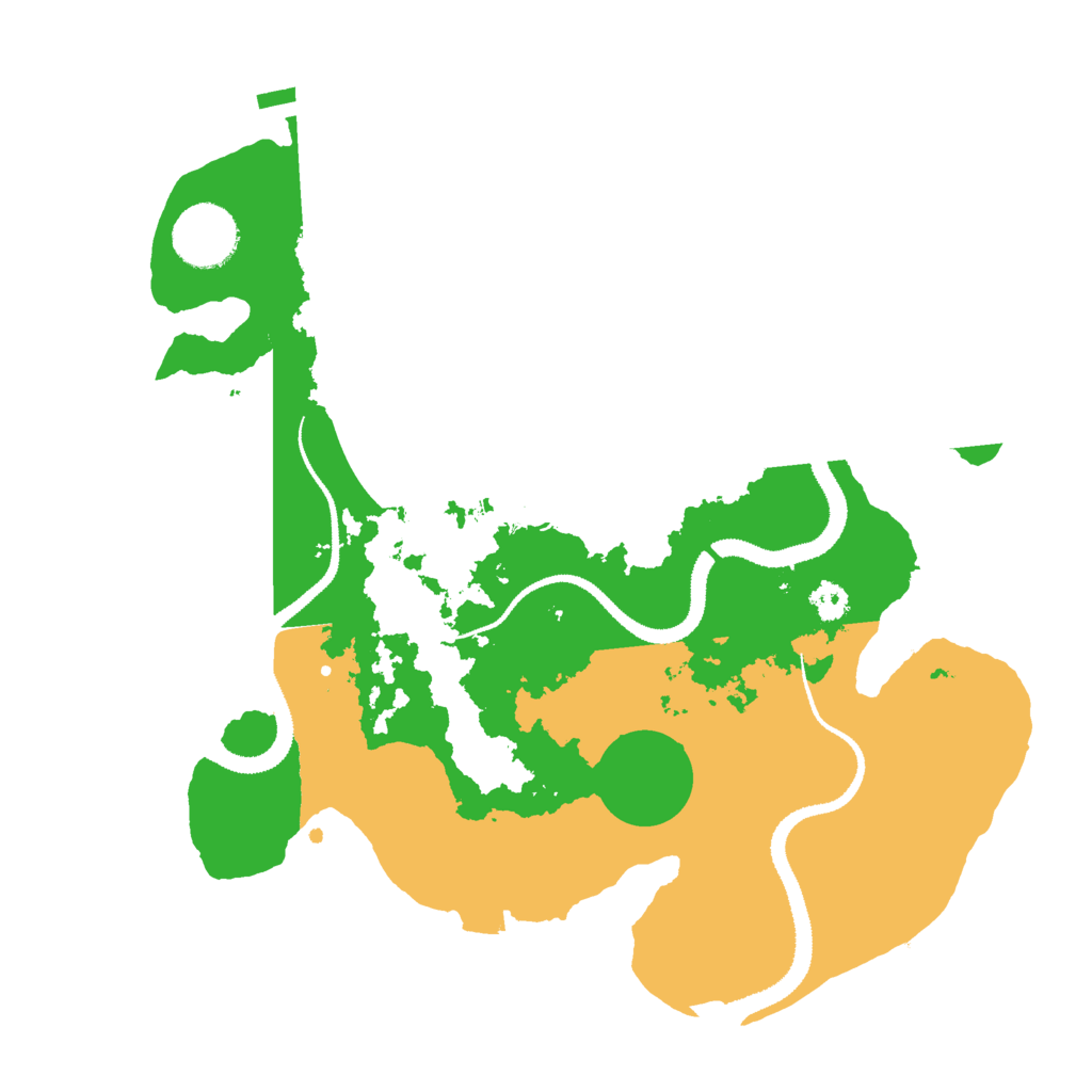 Biome Rust Map: Procedural Map, Size: 3000, Seed: 3782096