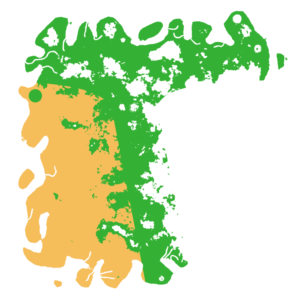 Biome Rust Map: Procedural Map, Size: 6000, Seed: 521372